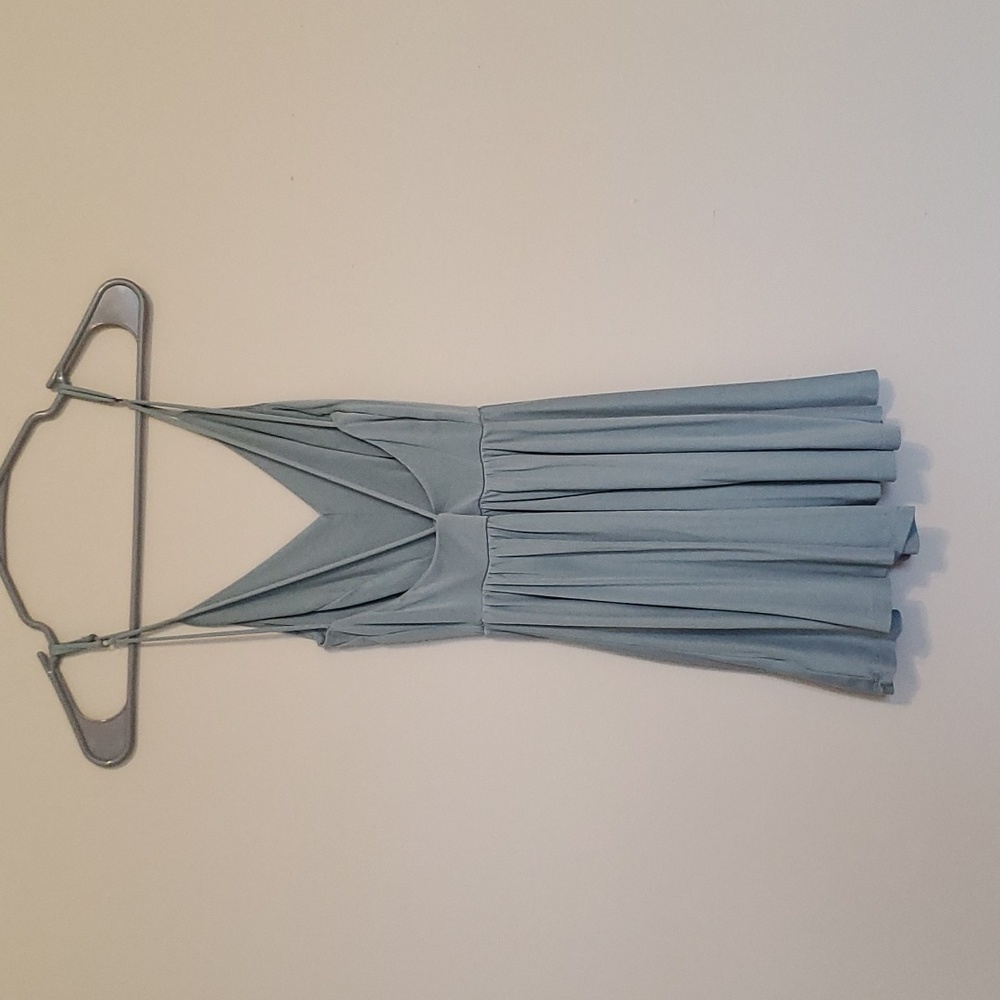 Silence and Noise bluish green spaghetti strap Romper - Picture 6 of 10